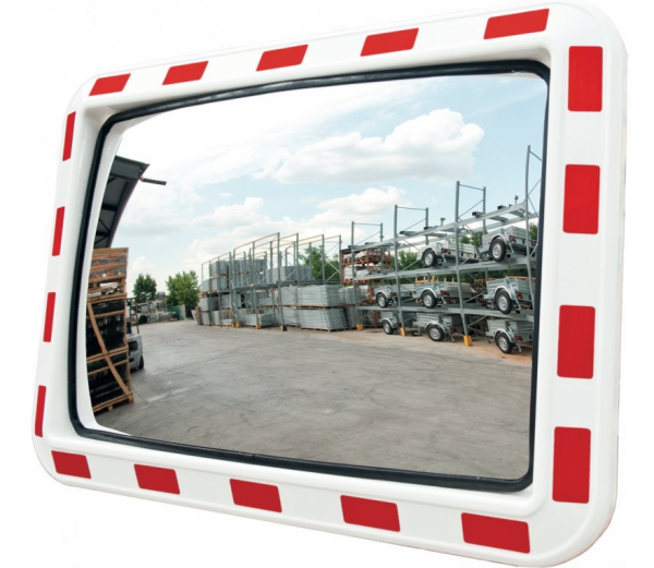 Dopravní zrcadlo - obdélníkové, 400x600, 76mm